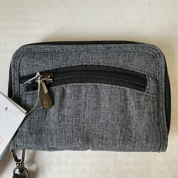 Lug Rodeo 2 Wallet Wristlet Heather Grey New - Picture 3 of 16
